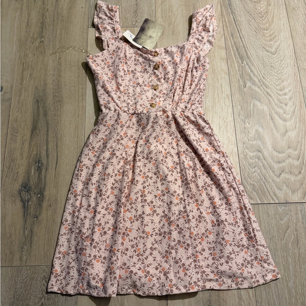 Lily Rose Blush Floral Dress